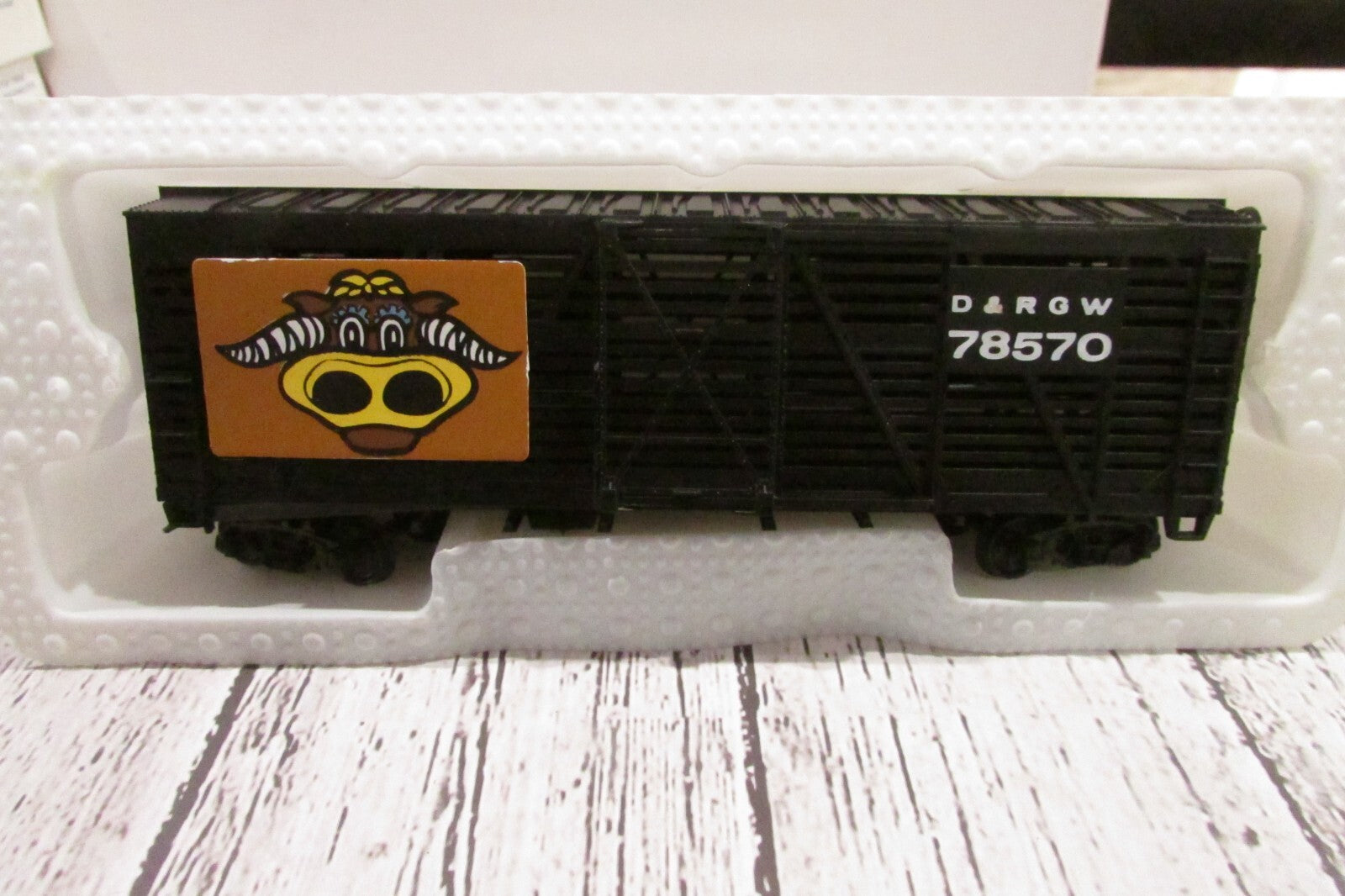HO Scale Lionel 5-8570 Denver, Rio Grande Cattle Car D&RGW 78570 L4398