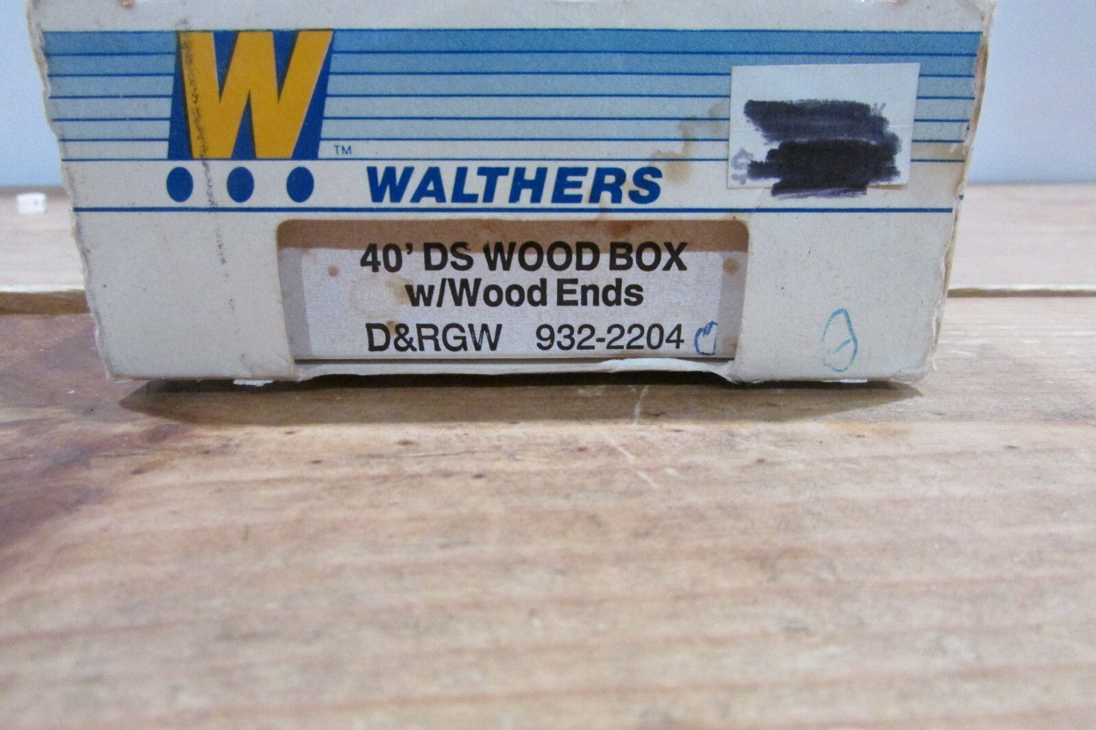 HO Scale Walthers 932-2204 40DS Wood Box Car w/ Wood Ends D&RGW