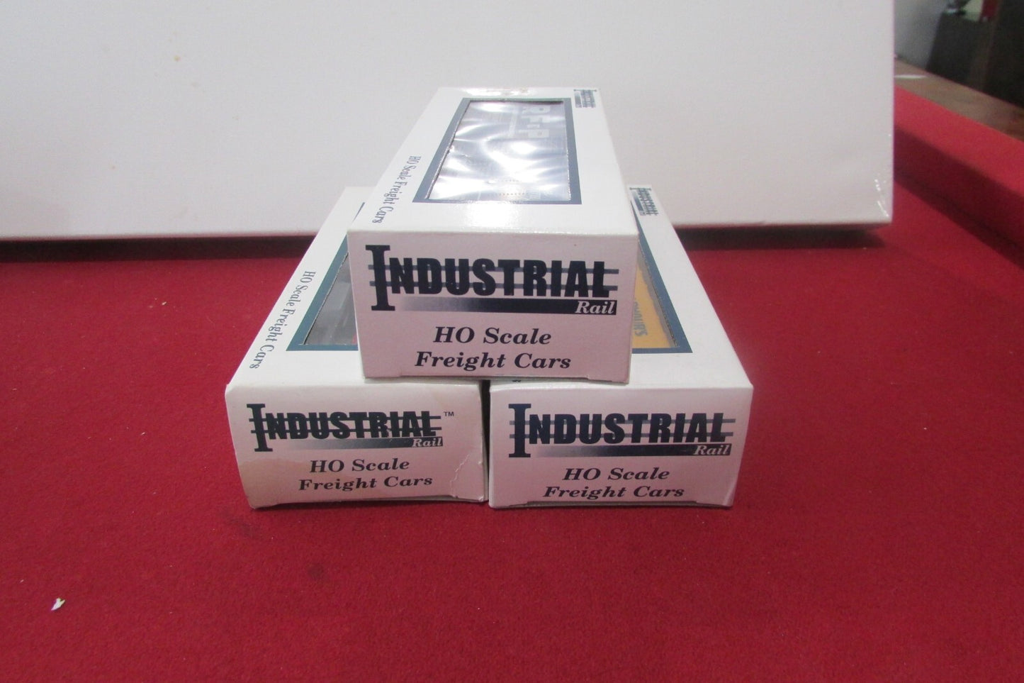 HO Scale Assorted (3) Industrial Rail Freight Car Lot#1497