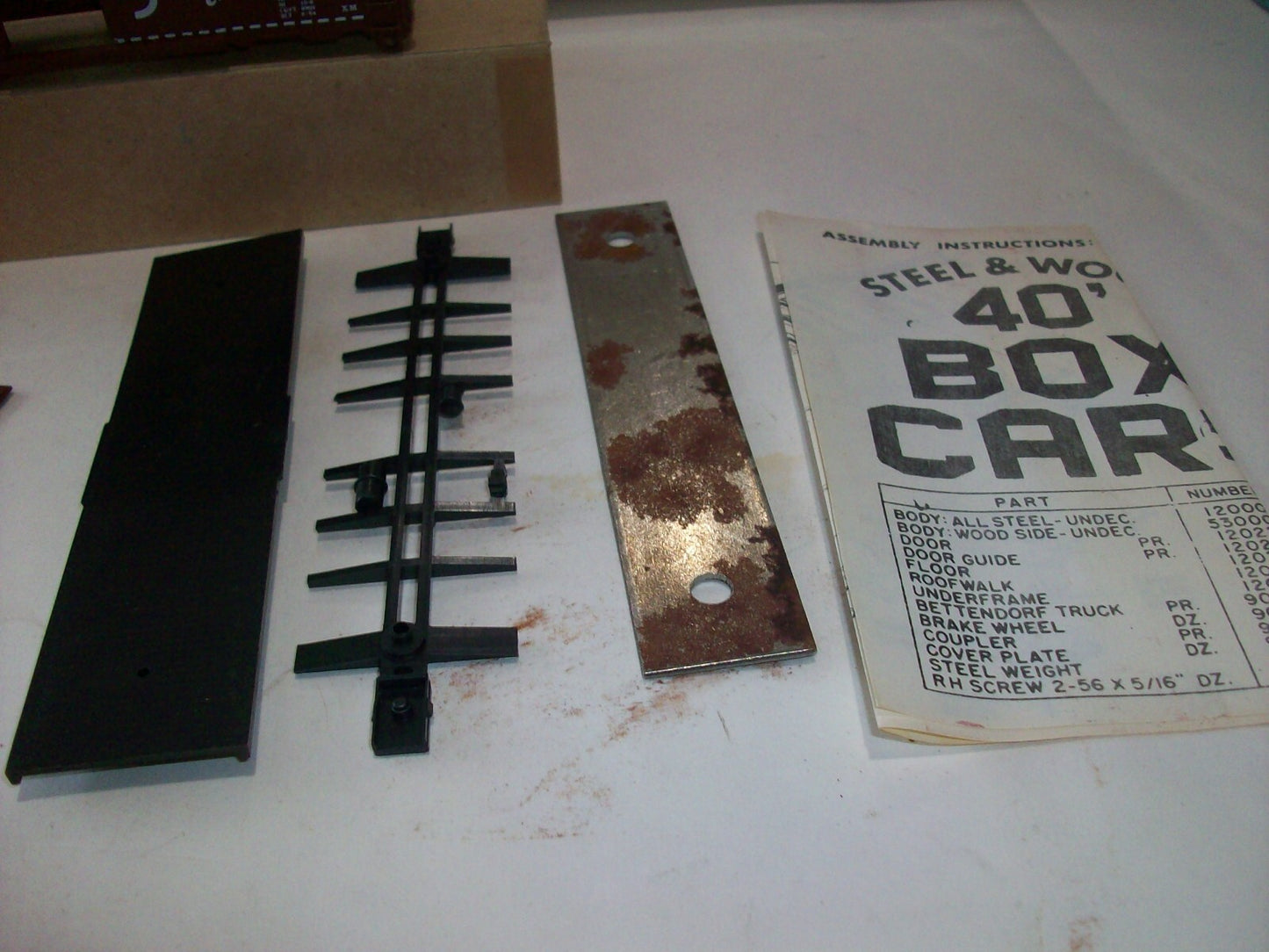 HO Scale Athearn 193 Frisco 40' BoxCar Kit