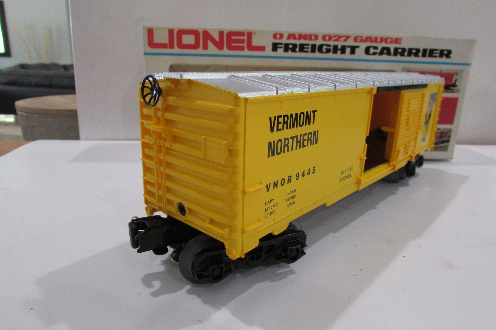 O Gauge  Lionel 6-9445 Vermont Northern Boxcar LN/Box Lot#2823
