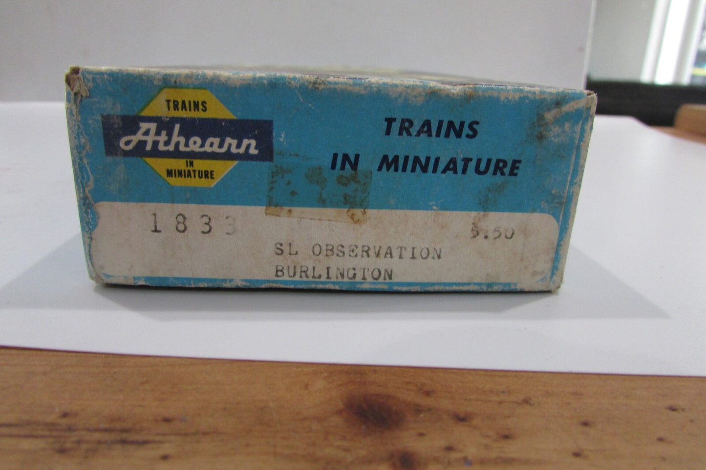 HO Scale Athearn 1833 SL Observation Car Kit Burlington #3246 Lot#4058