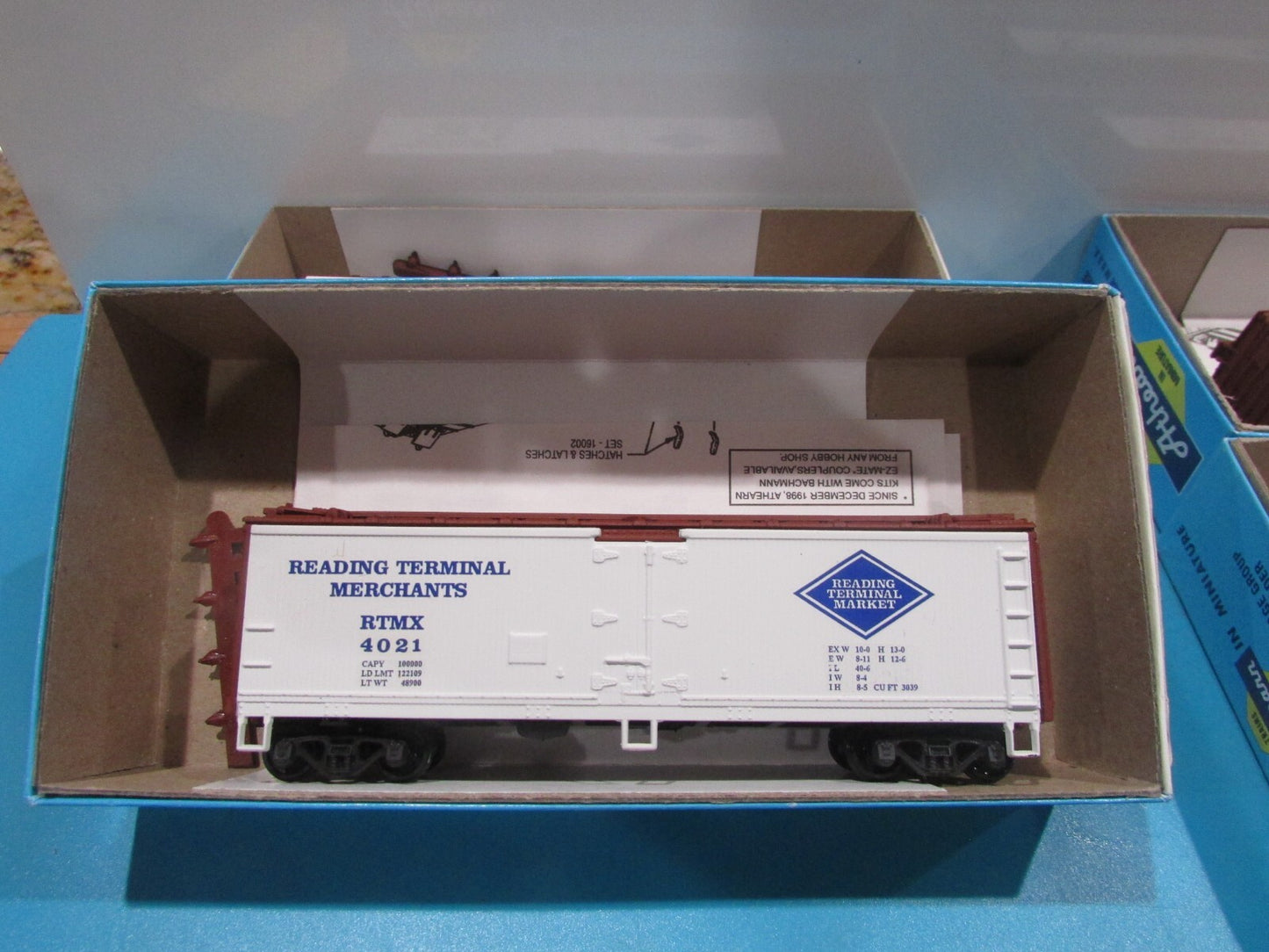 HO Scale Athearn (5) Reading Terminal Merchant's Box Car Lot#2245