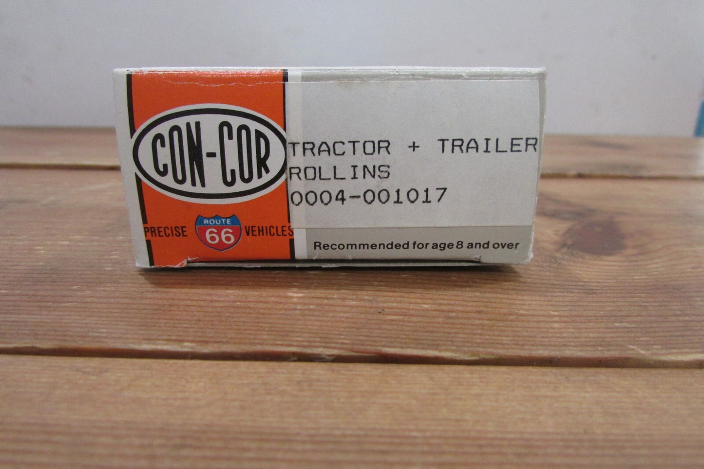 HO Scale Con-Cor 04-001017 Tractor Plus Trailer Rollins Lot#3761