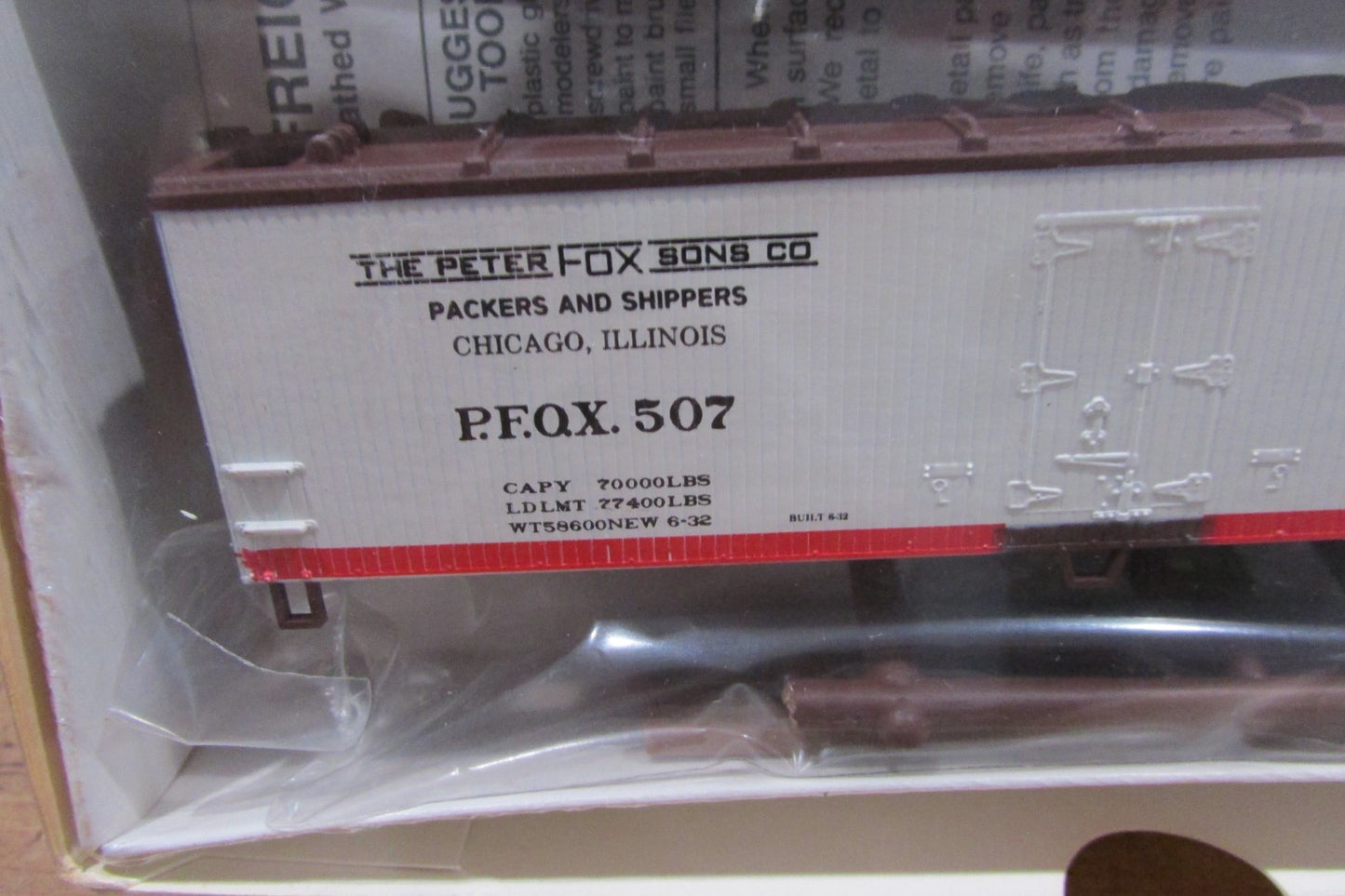 HO Scale Walthers 932-2358 40'DS Wood Reefer Kit WAL5030