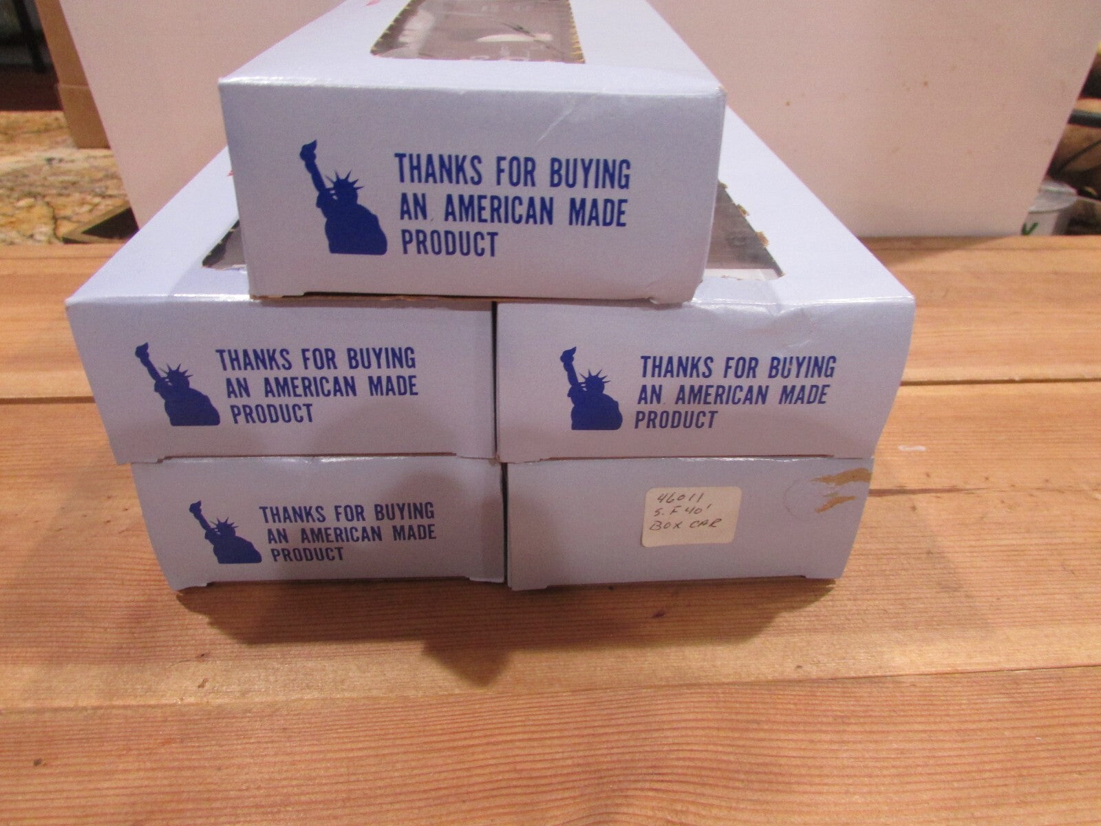 HO Scale US Front Range Product (5) Assorted ATSF Box Cars Lot#0582