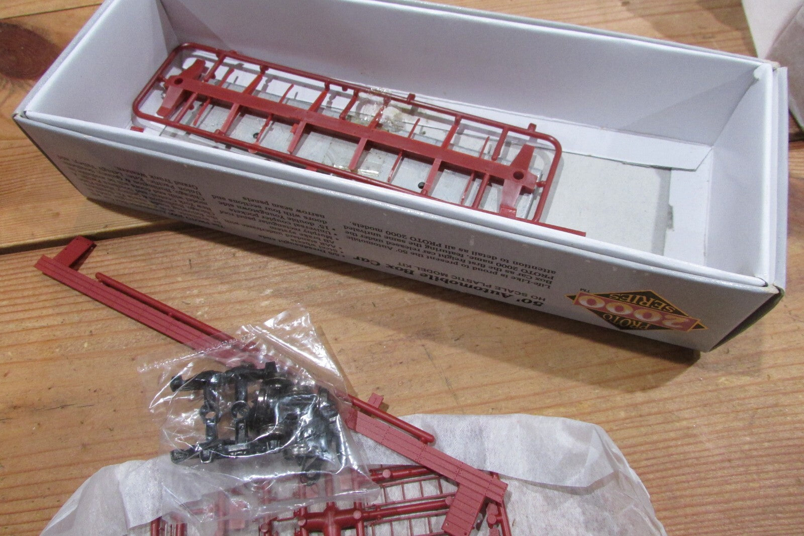 HO Scale Proto 2000 50' Automobile Box Car UP w/Ends Doors Lot#3964