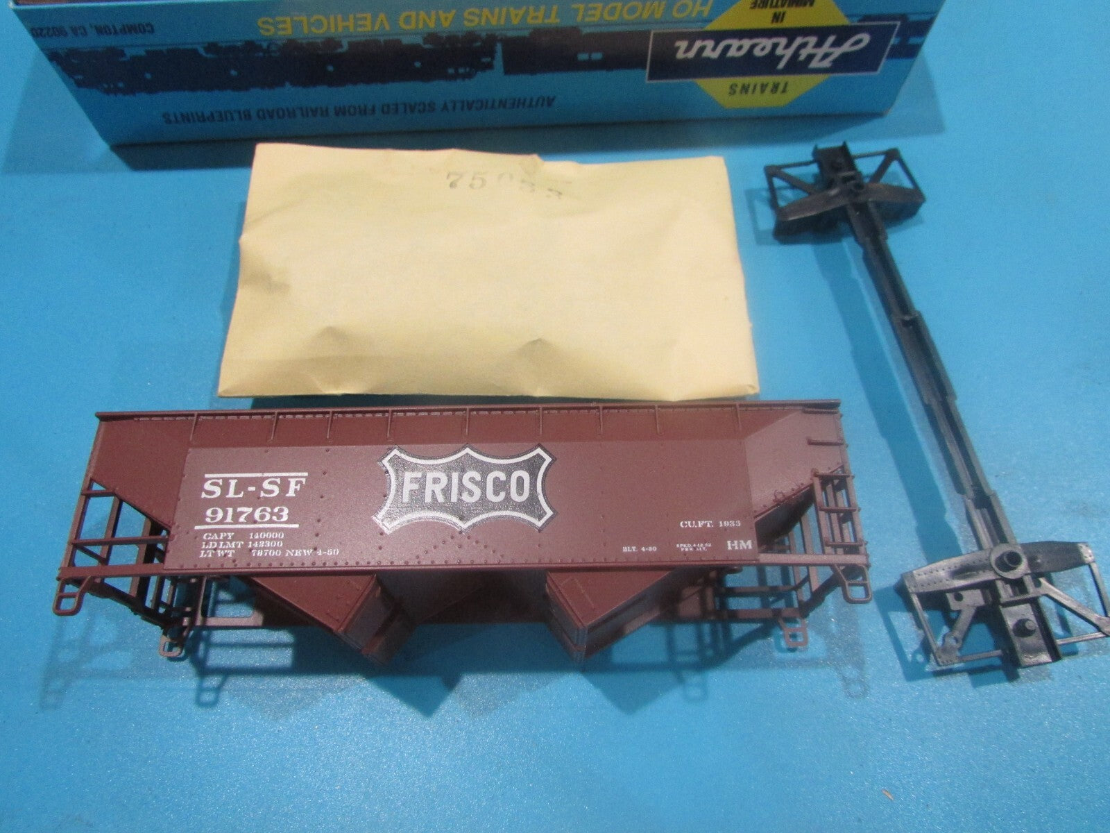 HO Scale Athearn & Roadhouse Assorted Cars FRISCO Lot#1538