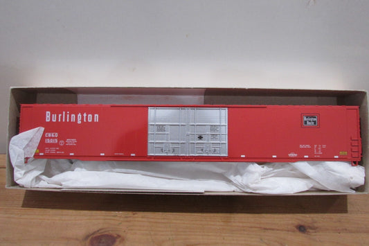 HO Scale Athearn 1977 86ft  Hi Cube Box Car "Burlington" Lot#3888