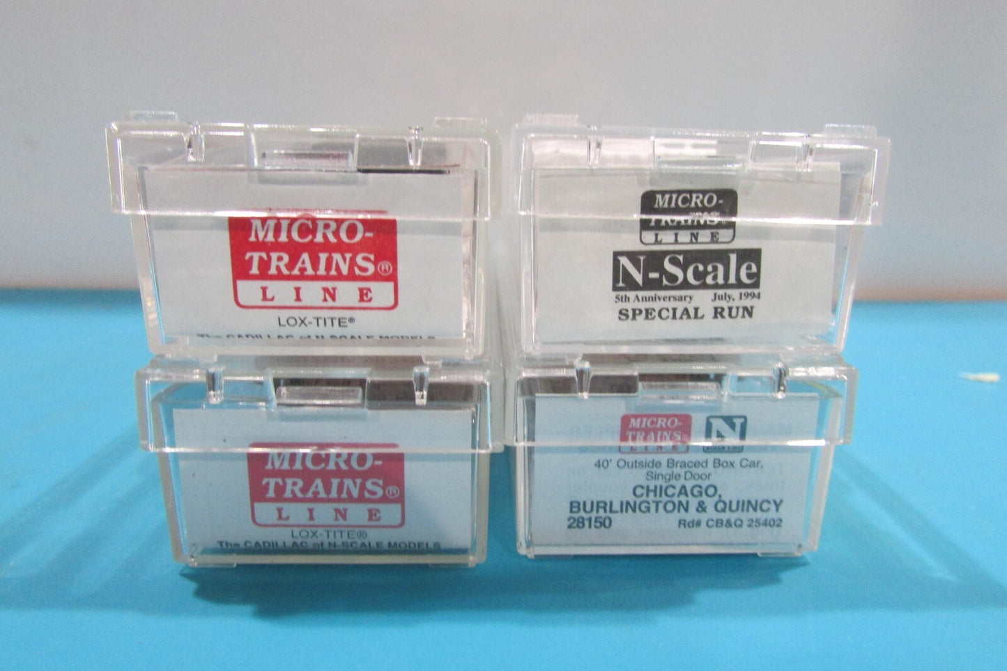 N Scale(4) Micro Trains Line Assorted Freight Cars Lot#2497