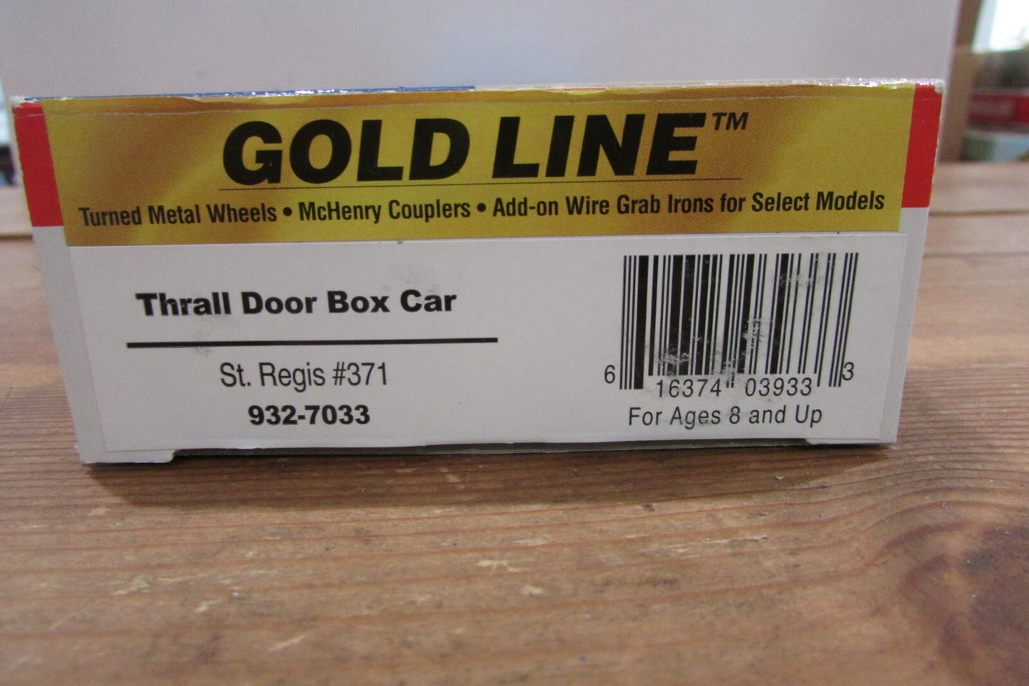 HO Scale Walthers 932-7033 Gold Line Thrall Door Box Car Lot#4576