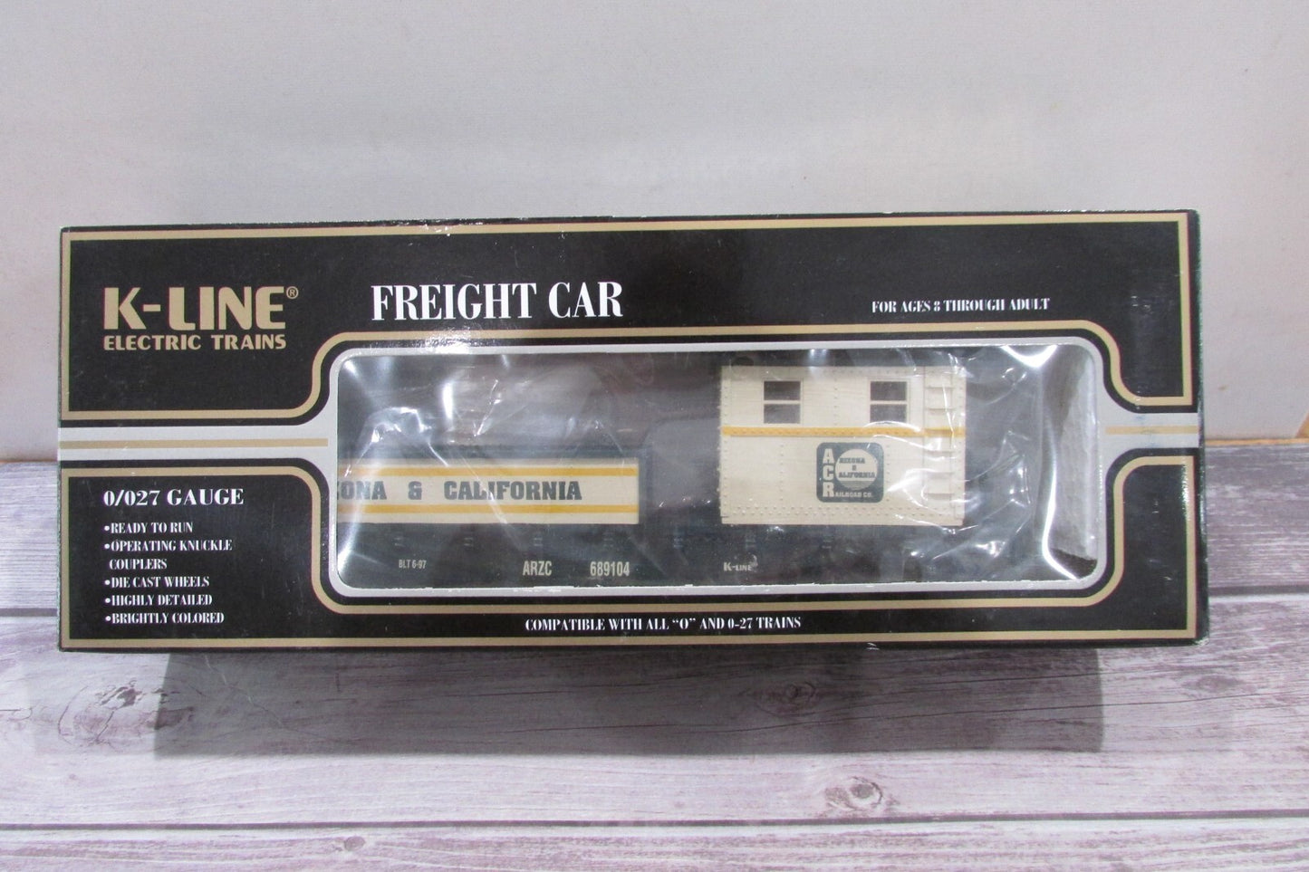 O Gauge K-Line 689104 1997 TCA 43rd National Convention Arizona & Cali, Boom Car