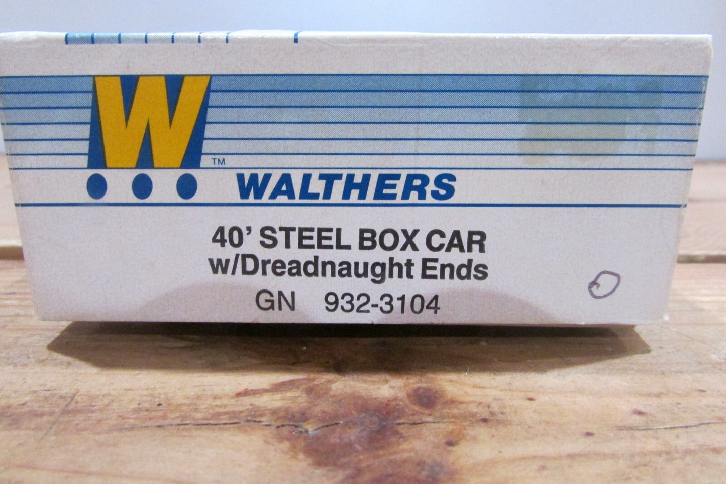 HO Scale Walthers 932-3104 40' SS Wood Box Car w/ Dreadnaught Ends GN