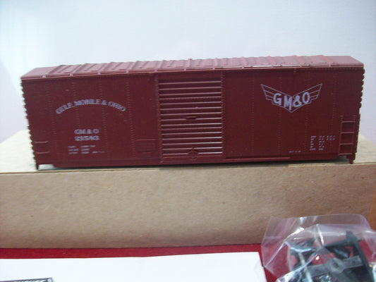 HO Scale Roundhouse 1112 40' Boxcar Car Kit Gulf,Mobile & Ohio Lo#0513
