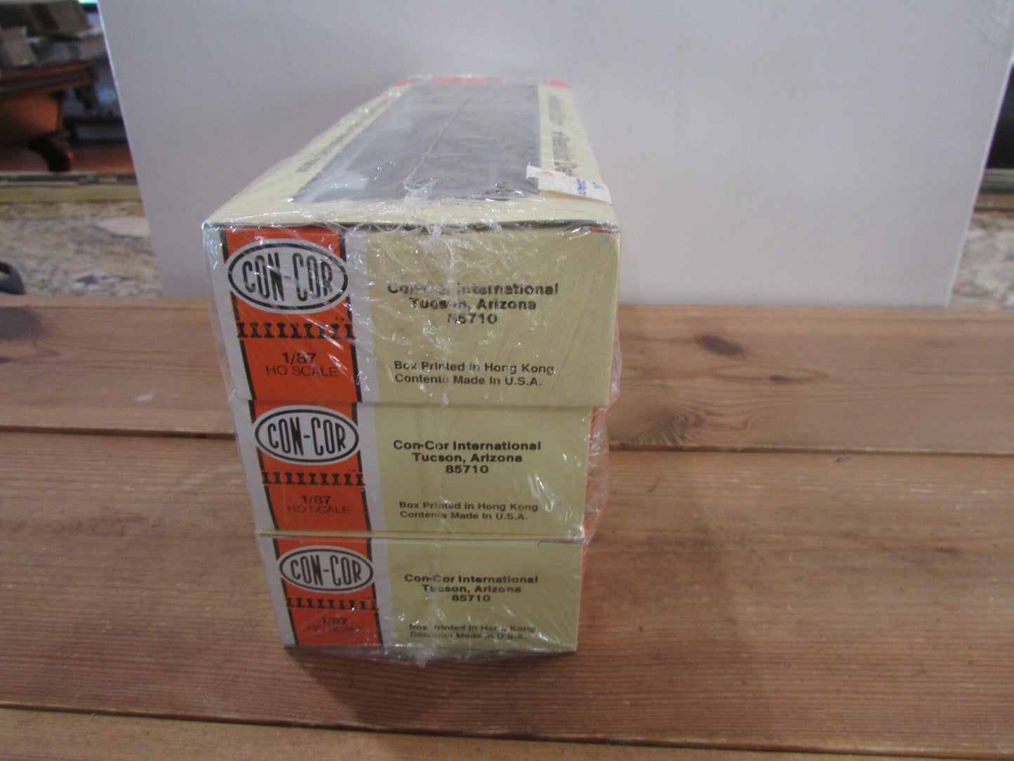HO Scale Con-Cor 3pack set PS1 Boxcar Kits Baltimore & Ohio Lot# 3594