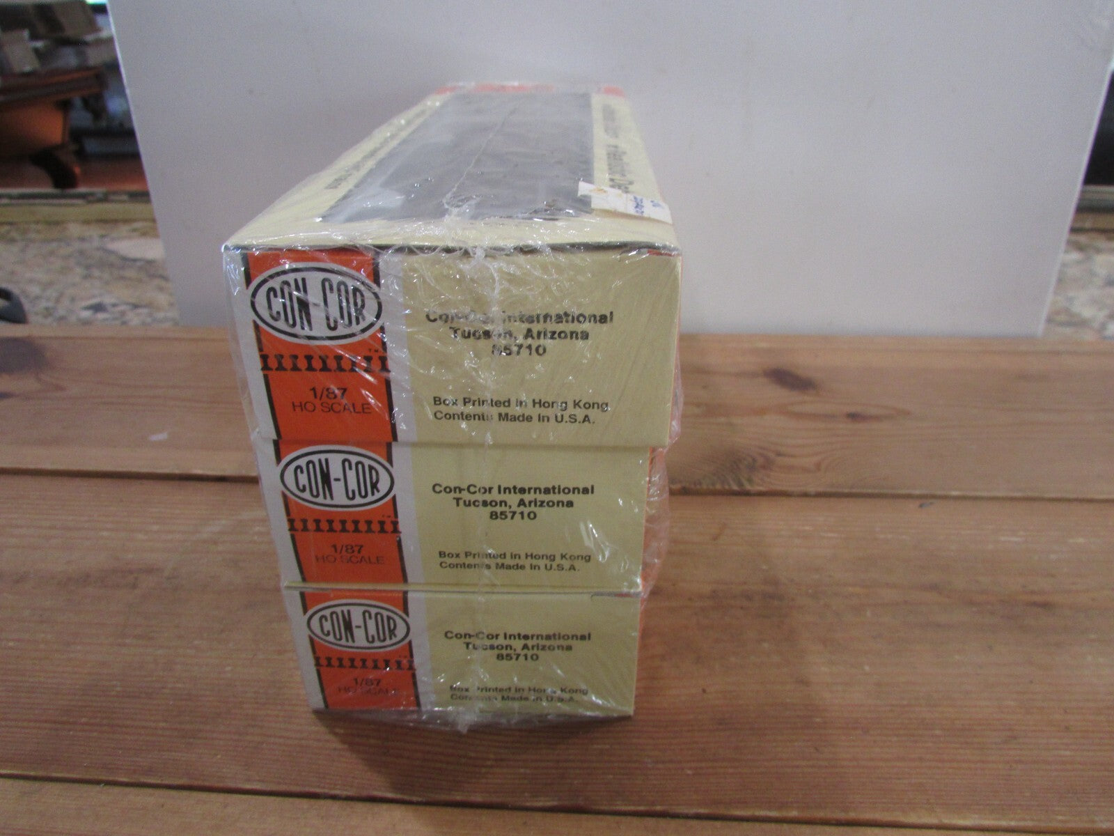 HO Scale Con-Cor 3pack set PS1 Boxcar Kits Baltimore & Ohio Lot# 3594