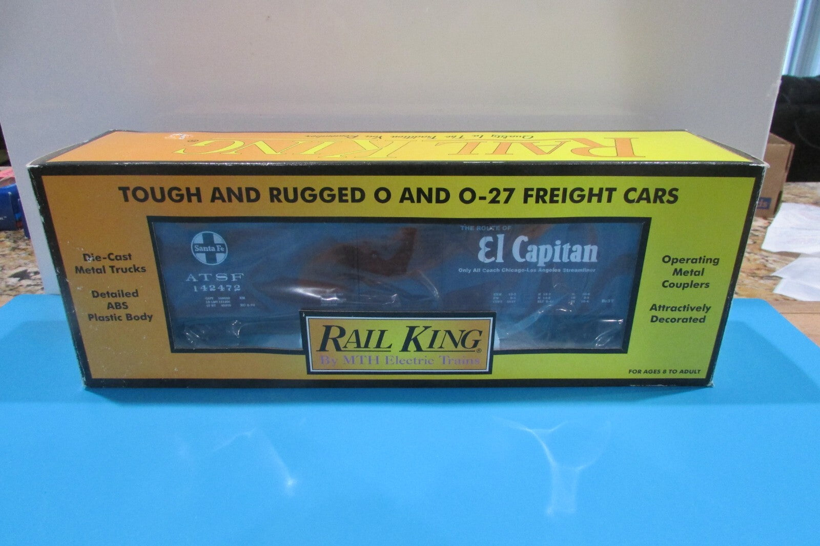 O SCALE MTH 30-7431  Santa Fe " El Capitan" BoxCar Lot#0677