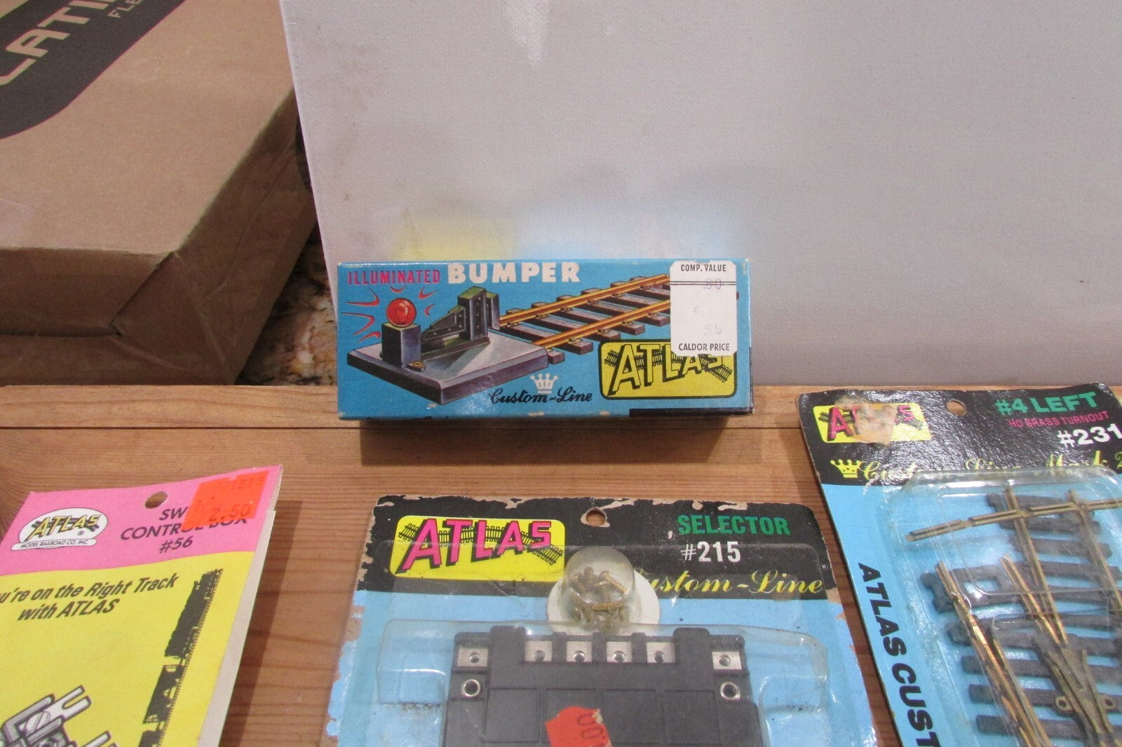 HO/N  Scale Atlas Switch Control,Bumper ,Snap Switch, Bridge Lot#4016