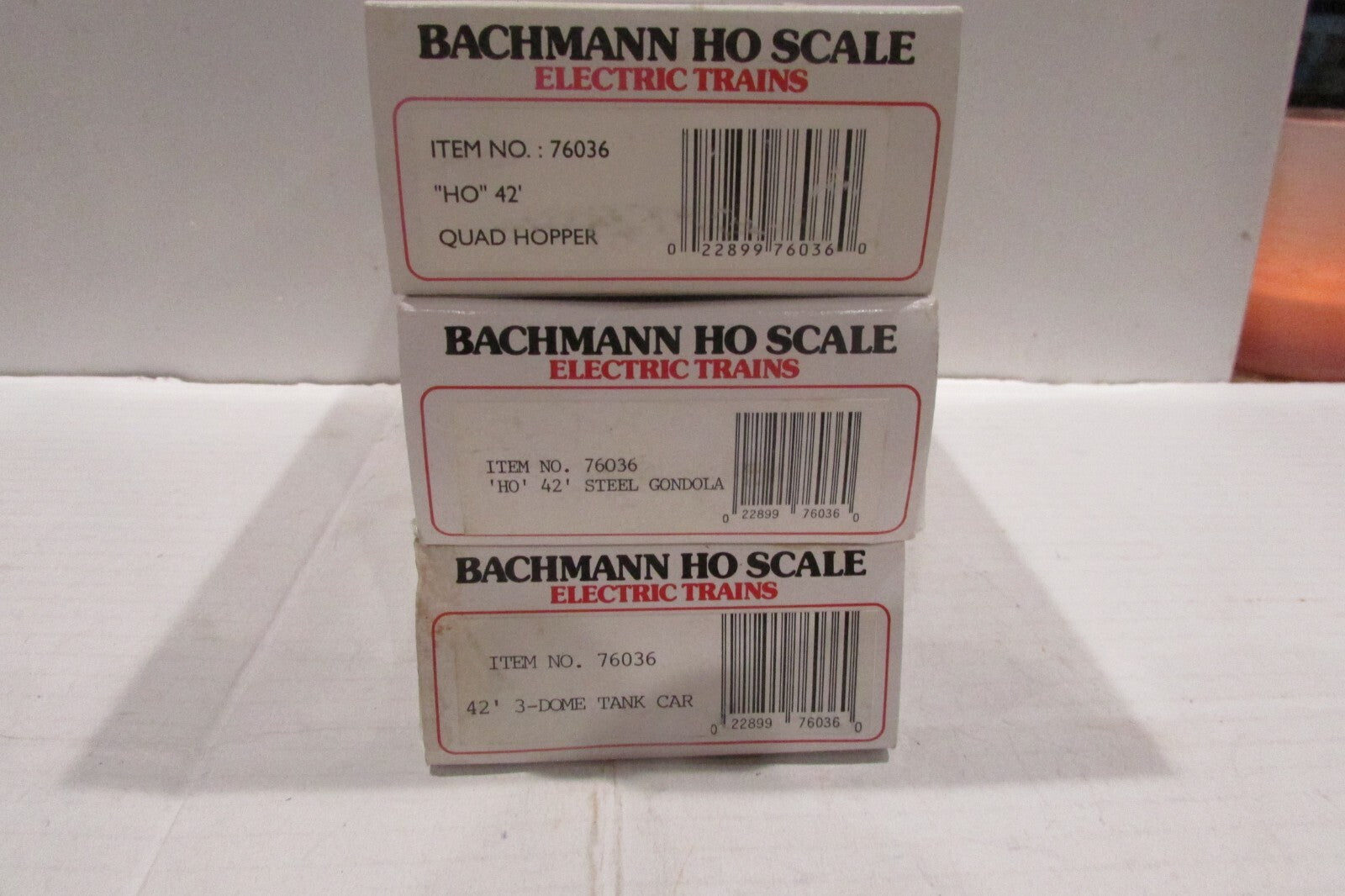 Ho Scale Bachmann (3) Assorted Freight Cars Lot#3430