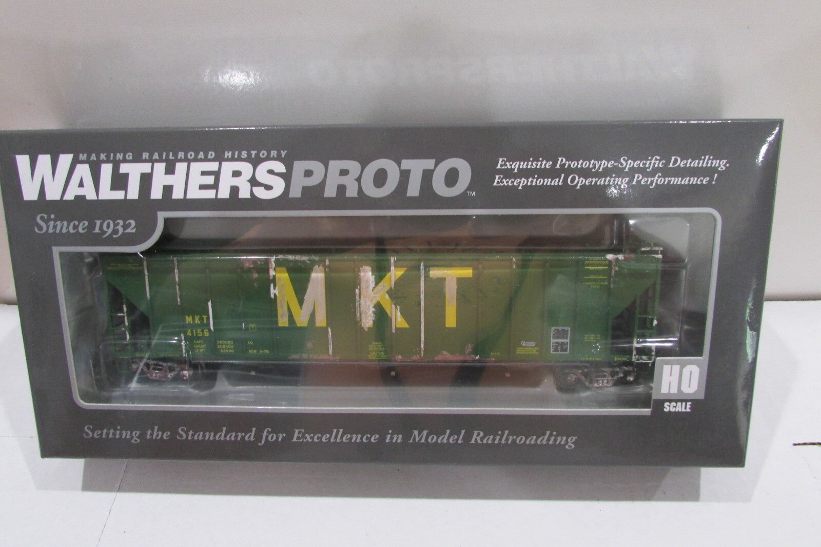 HO Scale Walthers  920-106138 58' Evans 4780 Cu ft 3Bay Covered Hopper Wal4877