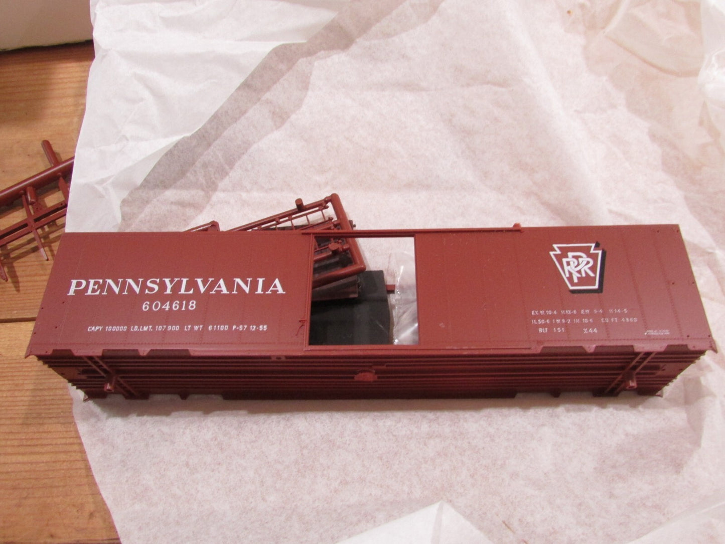 Ho Scale BranchLine 9014 50' Single Door Boxcar Pennsylvania  Lot#1142