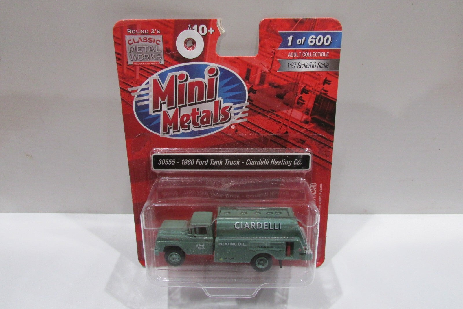 HO Scale CMW 30555 1960 Ford Tank Truck Ciardelli Heating Co.
