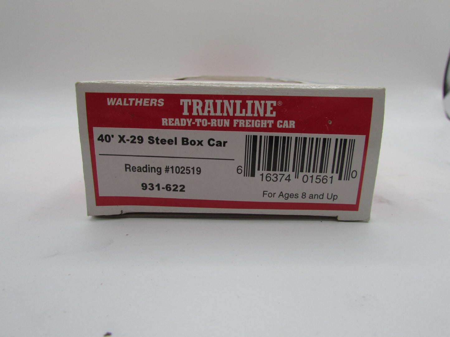 HO Scale Walthers 931-622 40' X-29 Steel Box Car Reading #102519 WAL4820