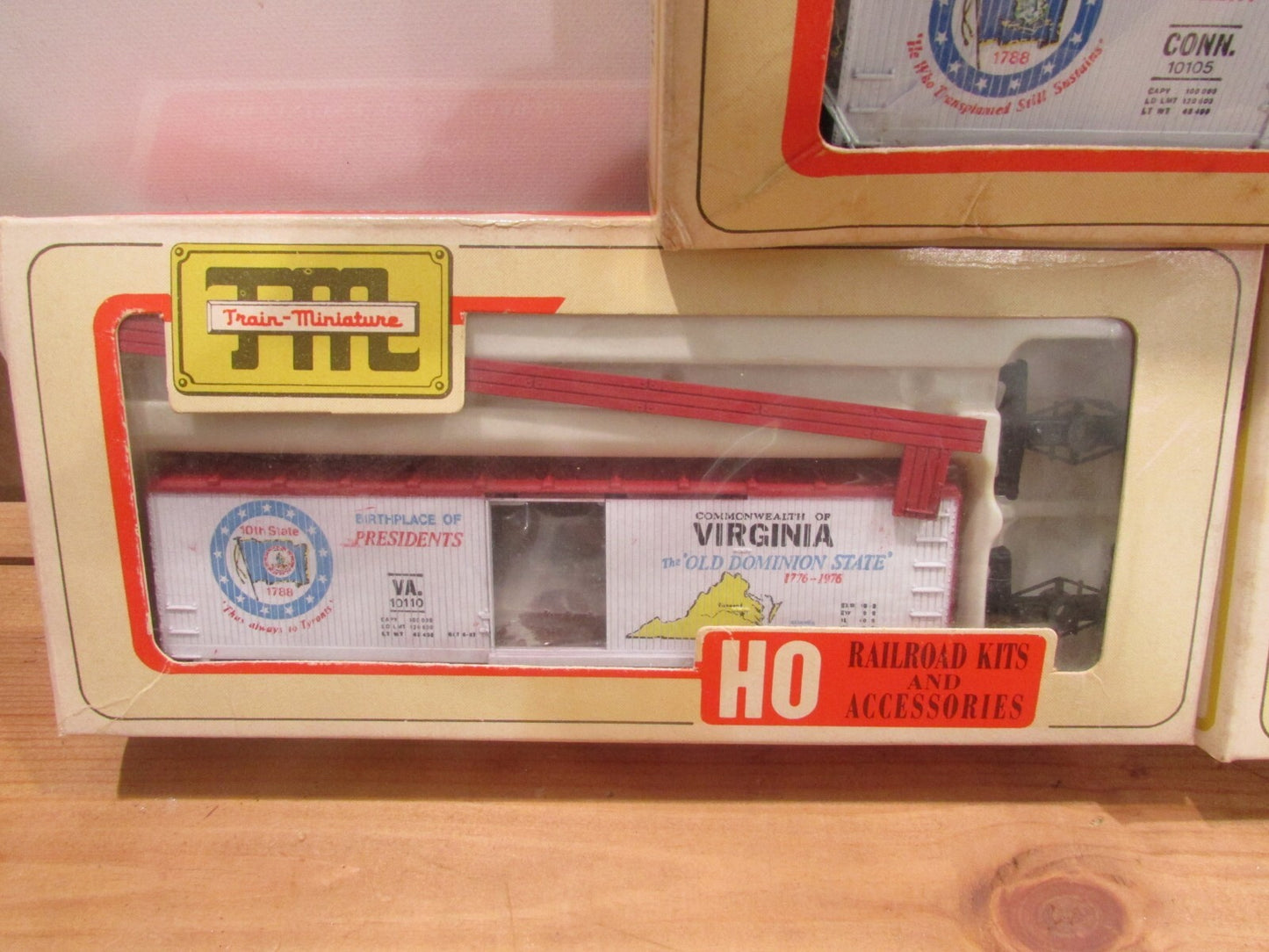 Ho Scale Miniature Train Commemorative Cars Kits,2015,2016 & 2022 Lot#1069