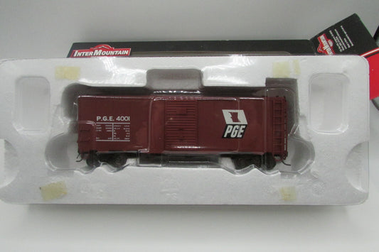HO Scale Intermountain 46808-01 Modified AAR 40' Boxcar PGE #4001 Lot#3931