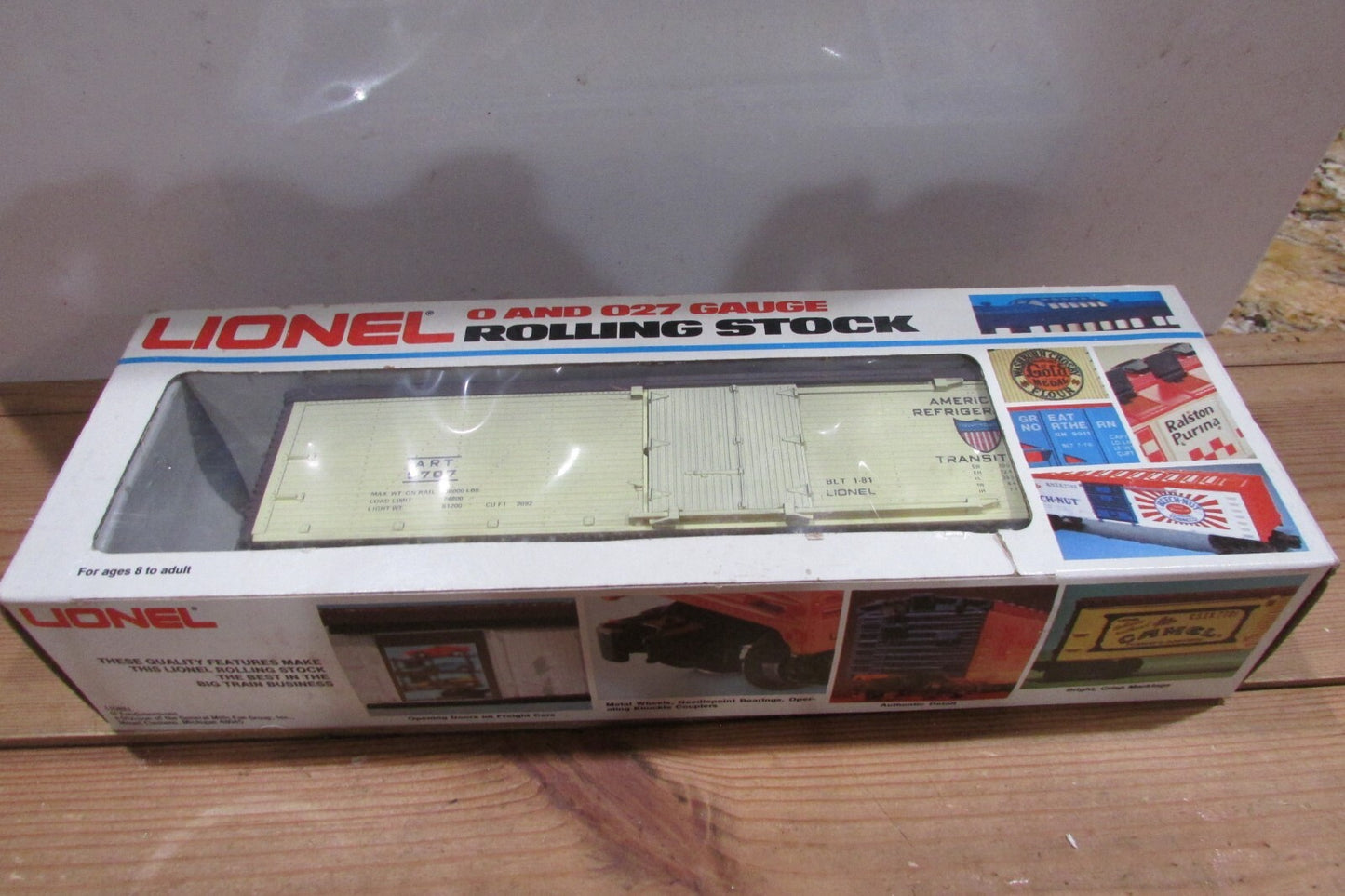 O Gauge  Lionel 6-5707 American Refrigerator Transit Corp Reefer Car