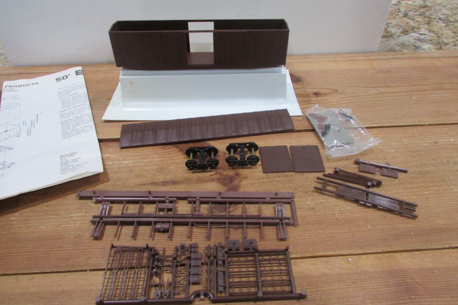 HO Scale Front Ranger ACF 50' Rivet Side SDR Box Car Undecorated  CBT4770