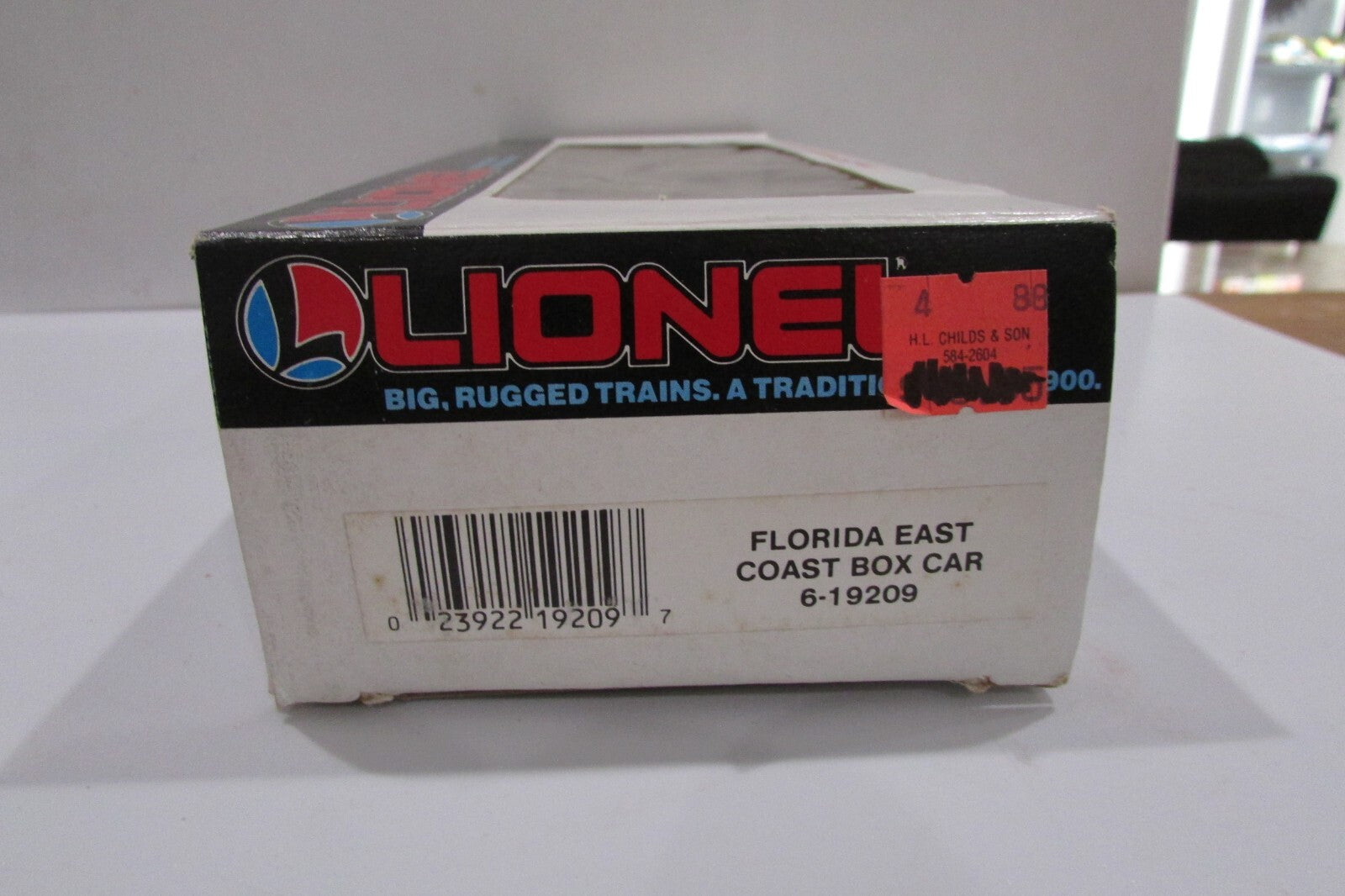 O Gauge  Lionel 6-19209  Florida East Coast Boxcar LN/Box Lot#2821