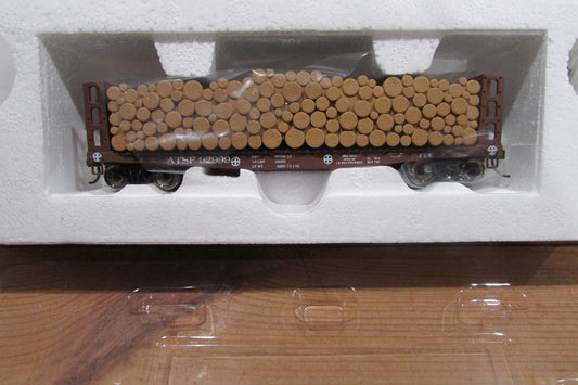 HO Scale Atlas Item#1606/3 GSC Pulpwood Flat Car Santa Fe 92999 Lot#4213