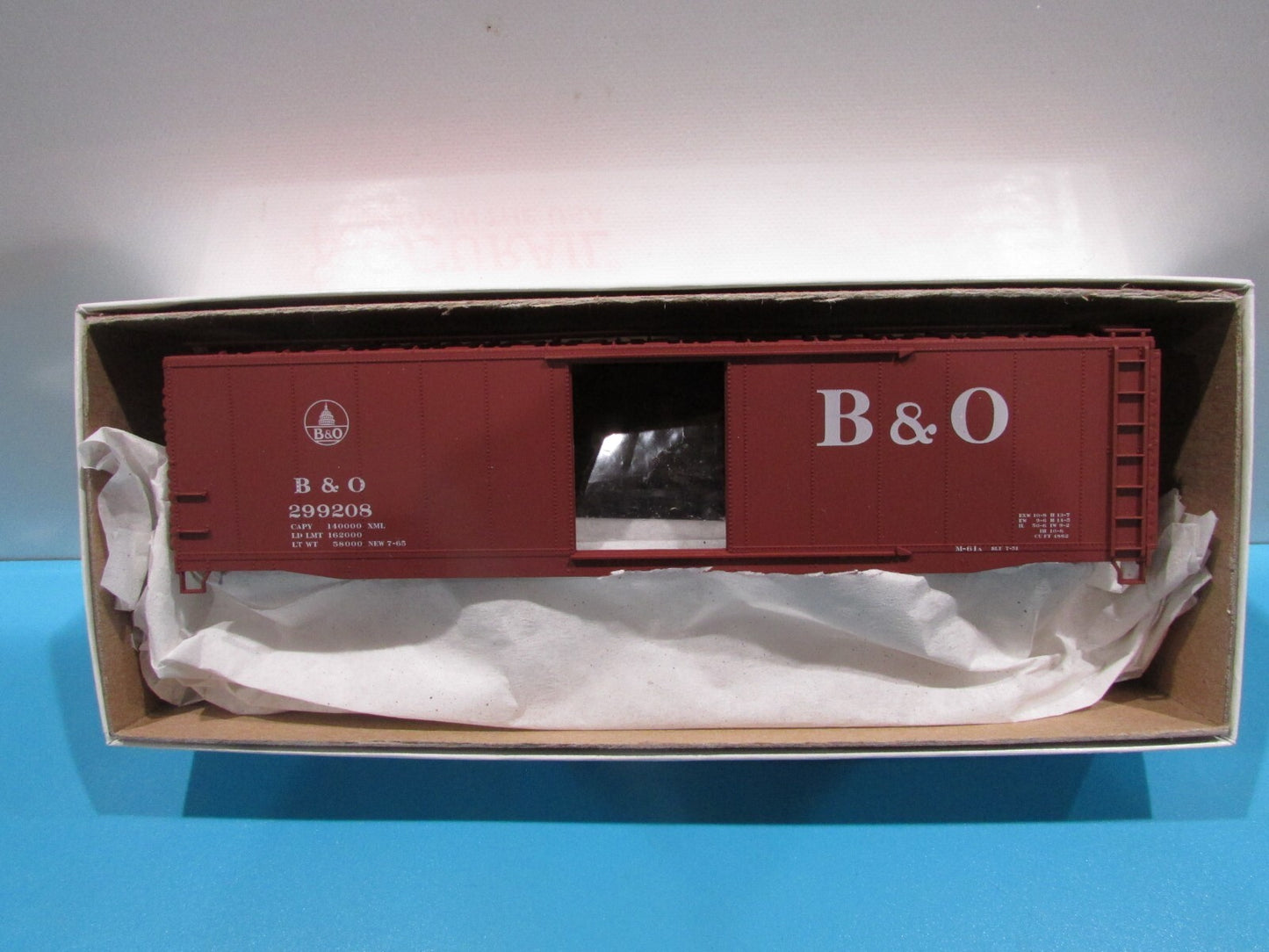 HO Scale Accurail 5008 50' AAR Steel Boxcar CB&Q