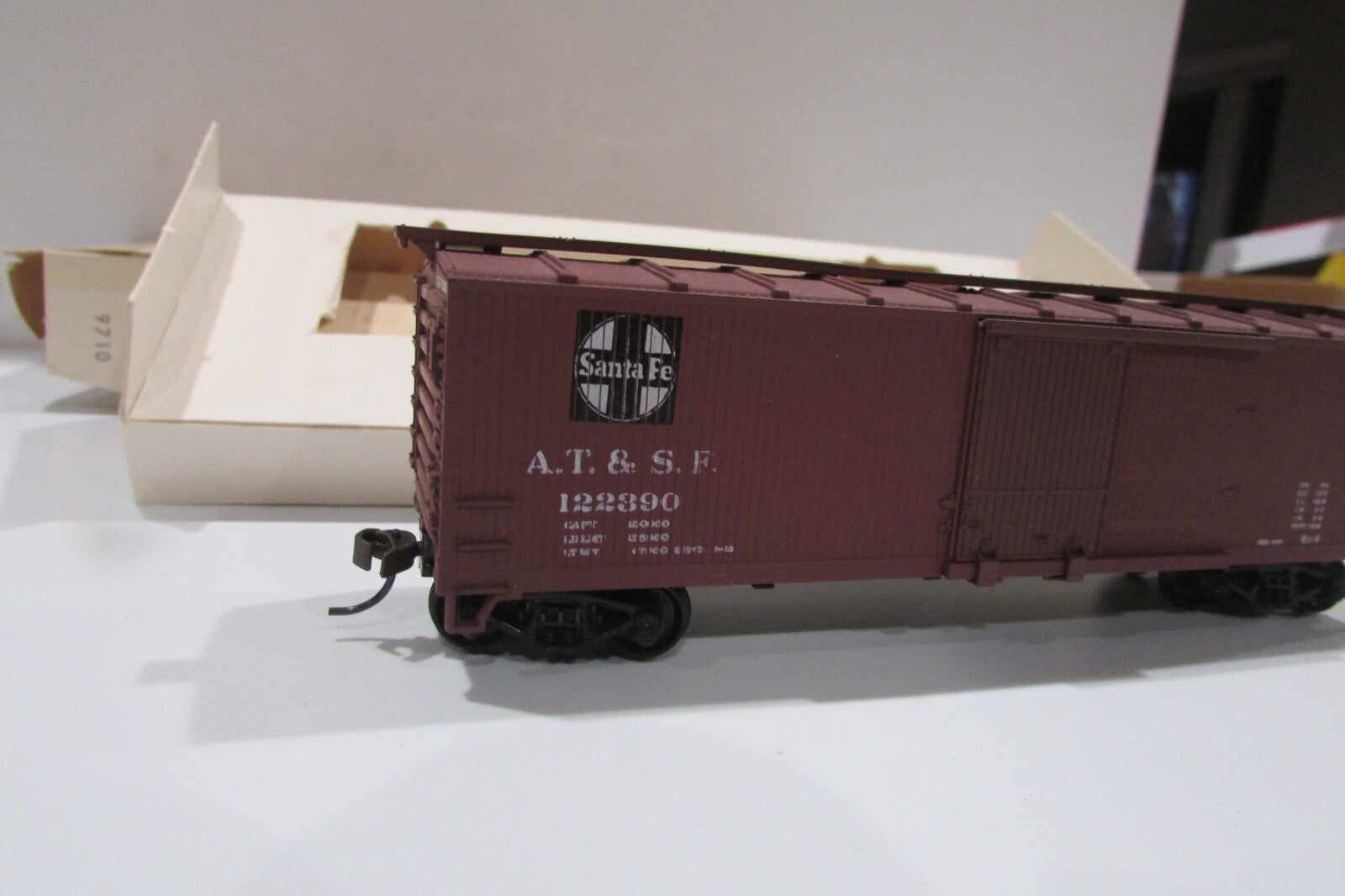 HO Scale Train Miniature A.T & S.F Santa Fe #122390 Lot#0382