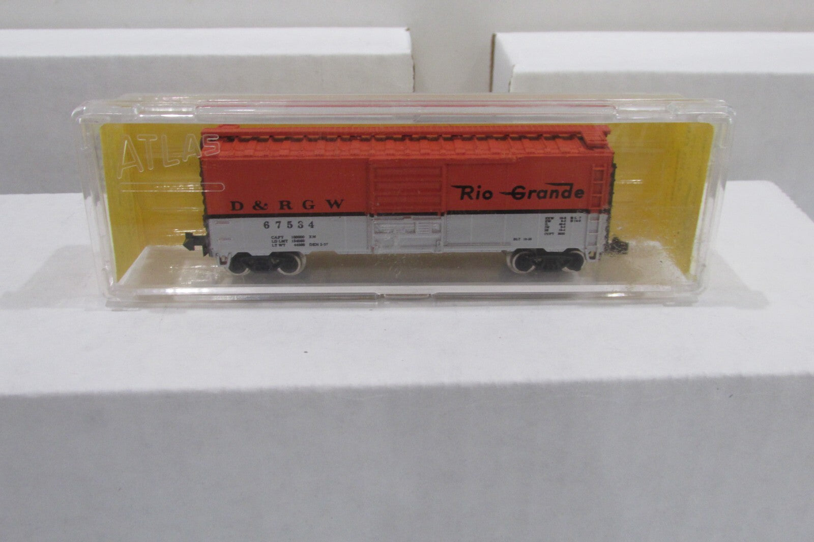 N Scale Atlas 3423 40' Box Car Rio Grande D & RGW #67534