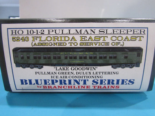 HO Scale Branchline Trains 5243 Florida East Coast Passenger Car Kit Lot#3881