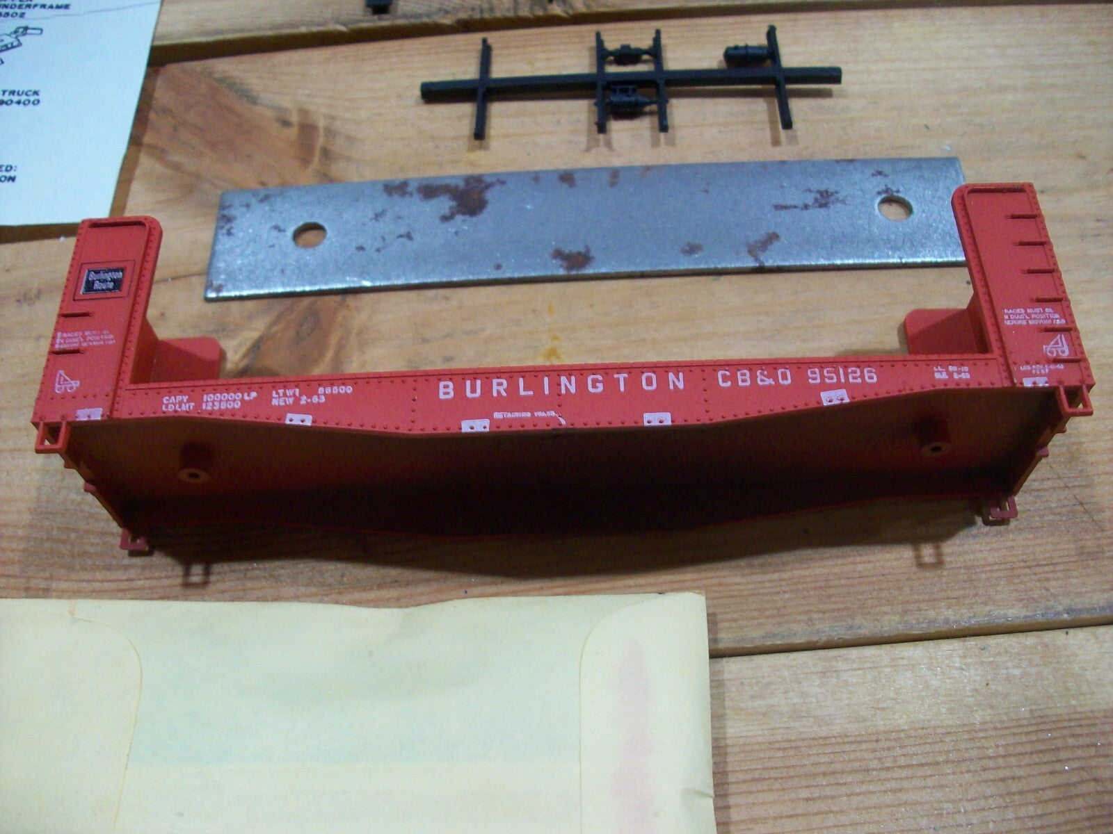 HO Scale Athearn 1452 Pulwood Car " CB & Q