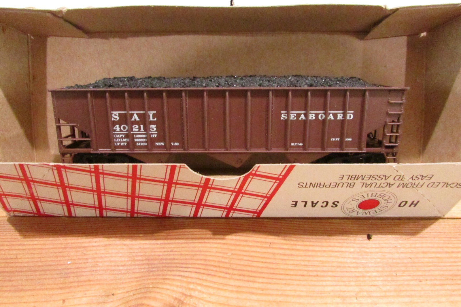 Ho Scale Steward Hobbies (5) 70Ton 14Panel Tiple Hopper Kit Seaboard Lot#3361
