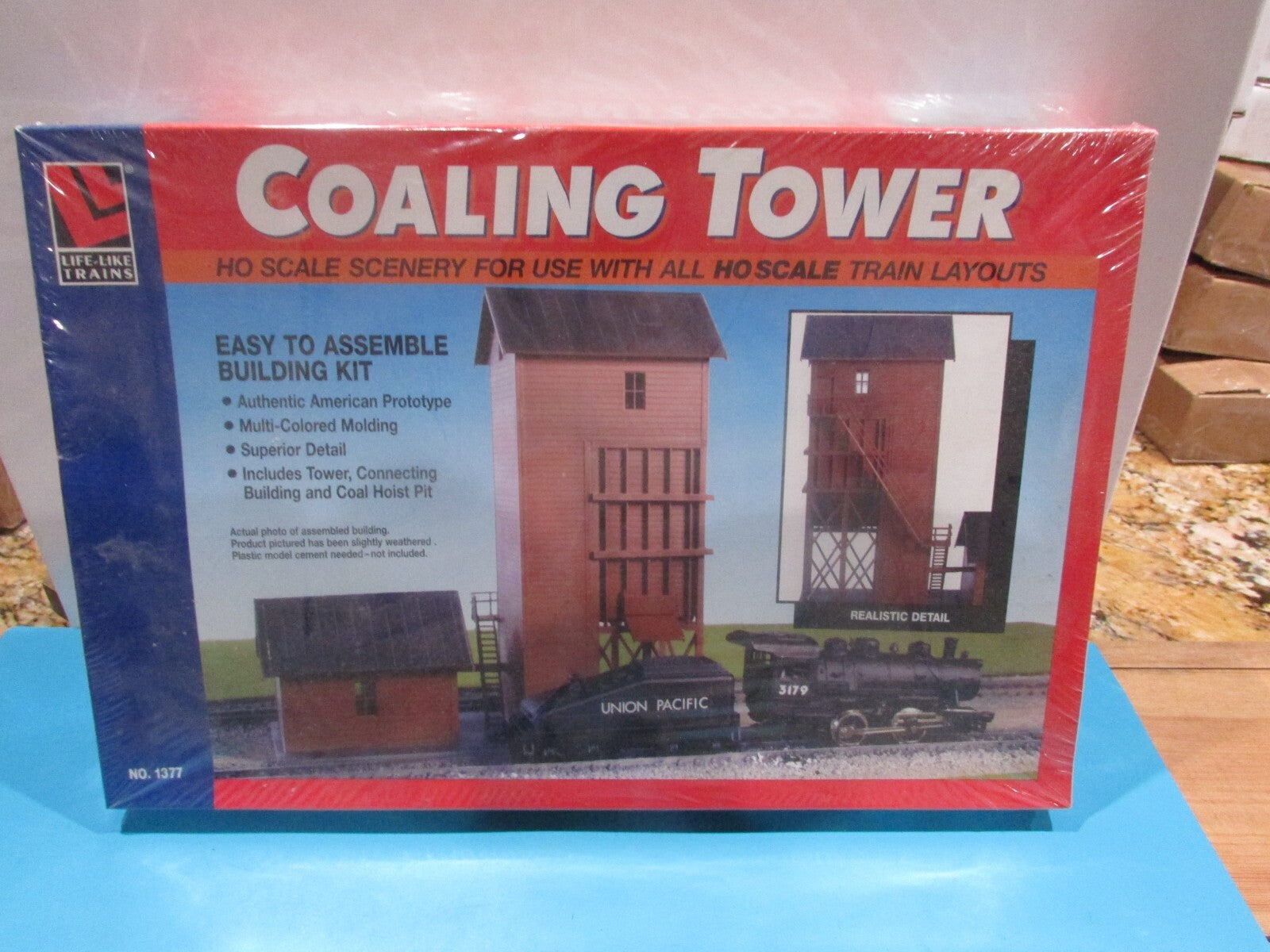 Ho Scale Life-Like 1377 Coaling Tower Kit LOT#1283