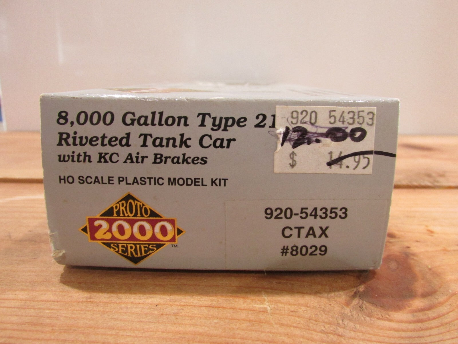Ho Scale Proto 2000 920-54353 8,000 Gallon Type 21 Tank Car Kit "CTAX" Lot#1137