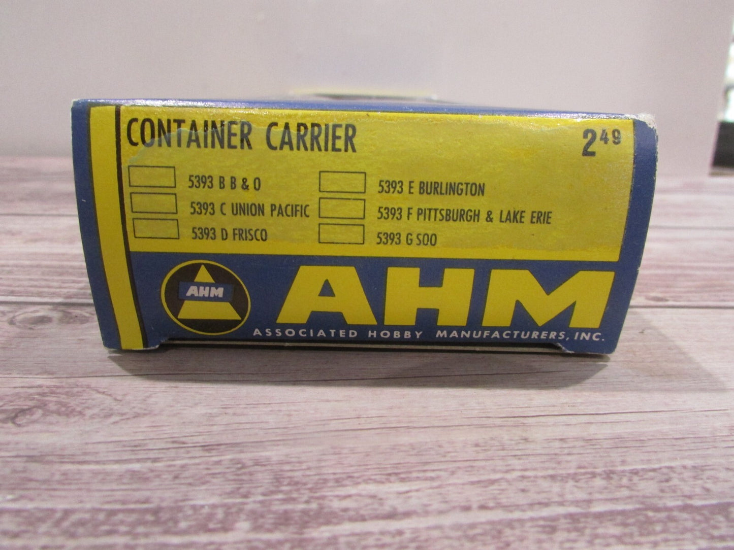 HO Scale AHM Container Carrier Chemplex Plastic Car#CTIX 1003