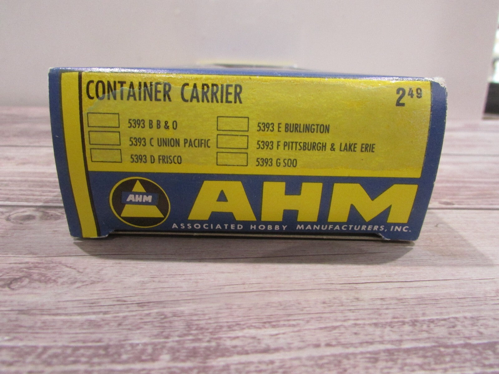 HO Scale AHM Container Carrier Chemplex Plastic Car#CTIX 1003