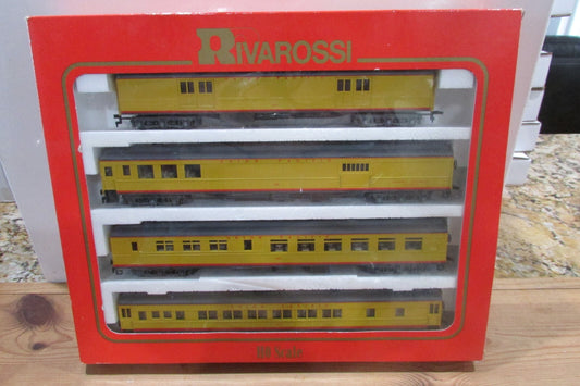 HO Scale Rivarossi 6890 A Set (4-Pack) 1920's Union Pacific Lot#4194