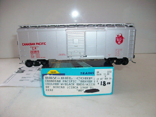 HO Scale Bev-Bel/Athearn 2232 40' Boxcar Canadian Pacific
