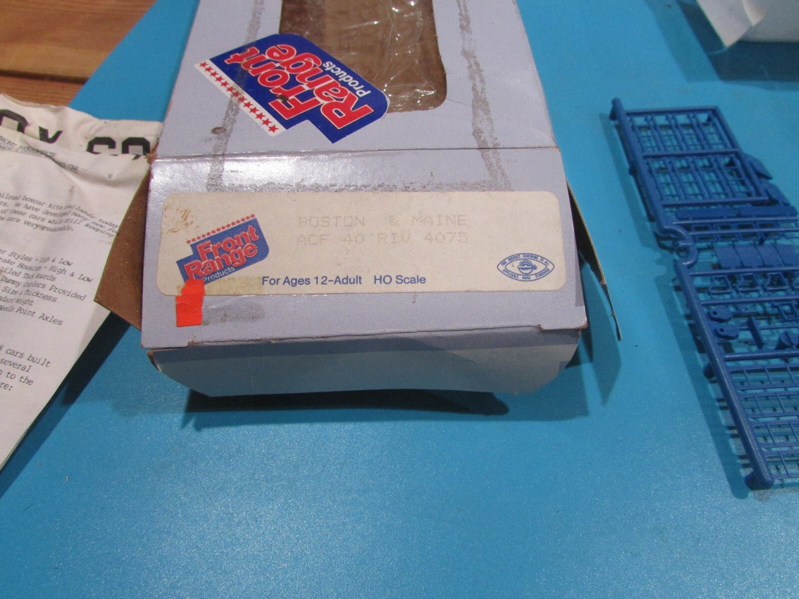 HO Scale Front Range Products 4075 ACF 40'  Boxcar Kit Boston & Maine Lot#1469