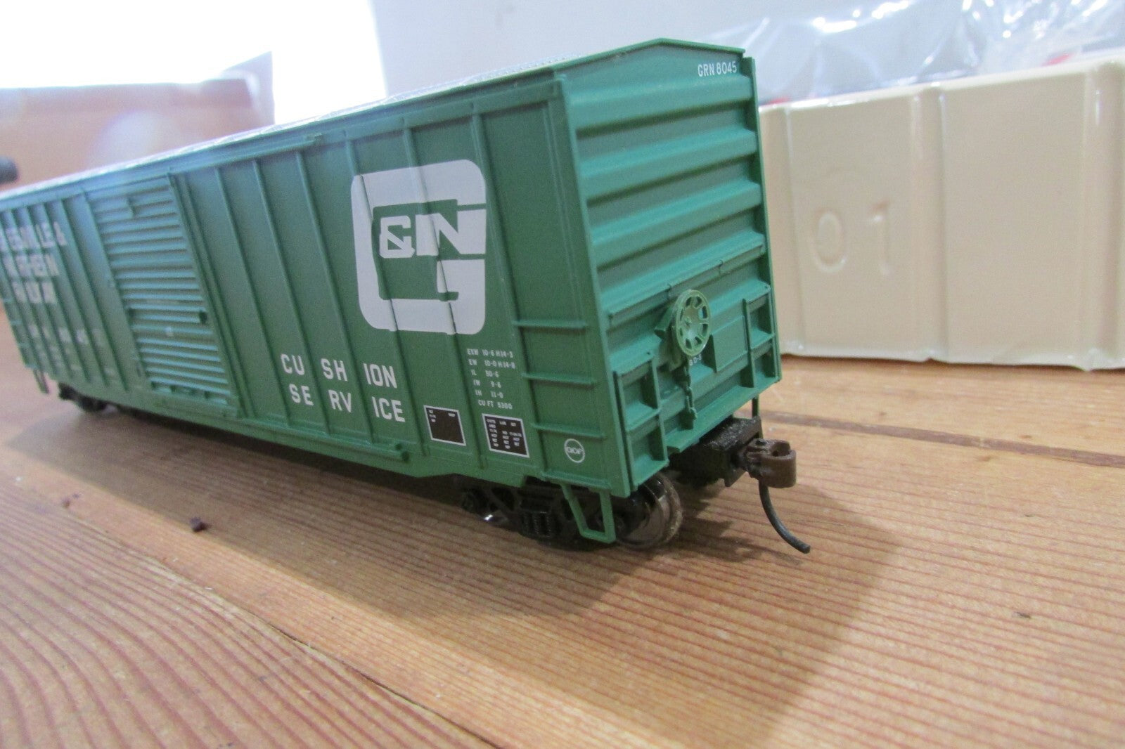 HO Scale Atlas 20-000-260 ACF 50'6' Boc Car Greenville & Northern #8045 A4592