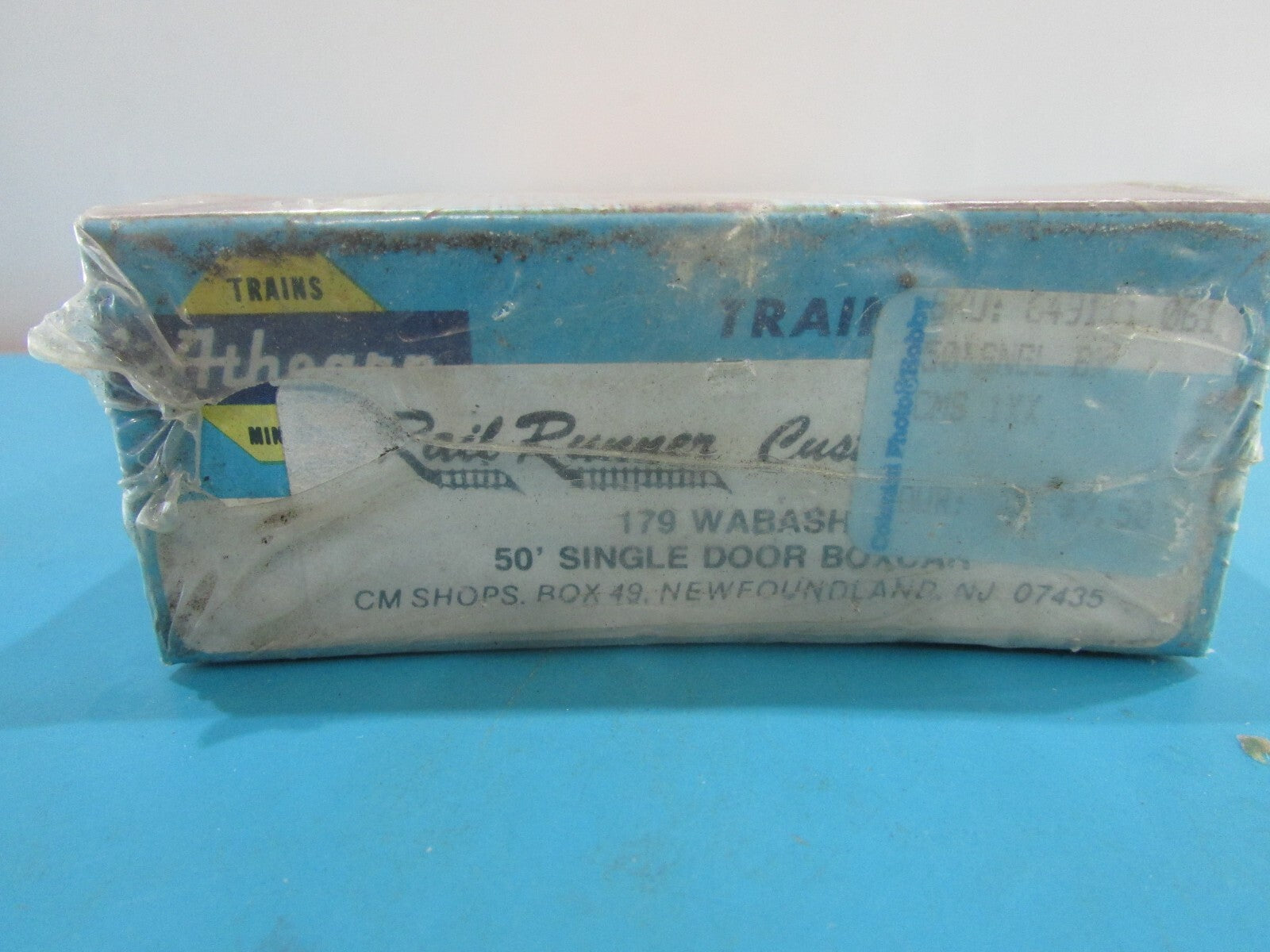 HO Scale Athearn/Rail Runner Custom 179 Wabash 50' Single Door BoxCar