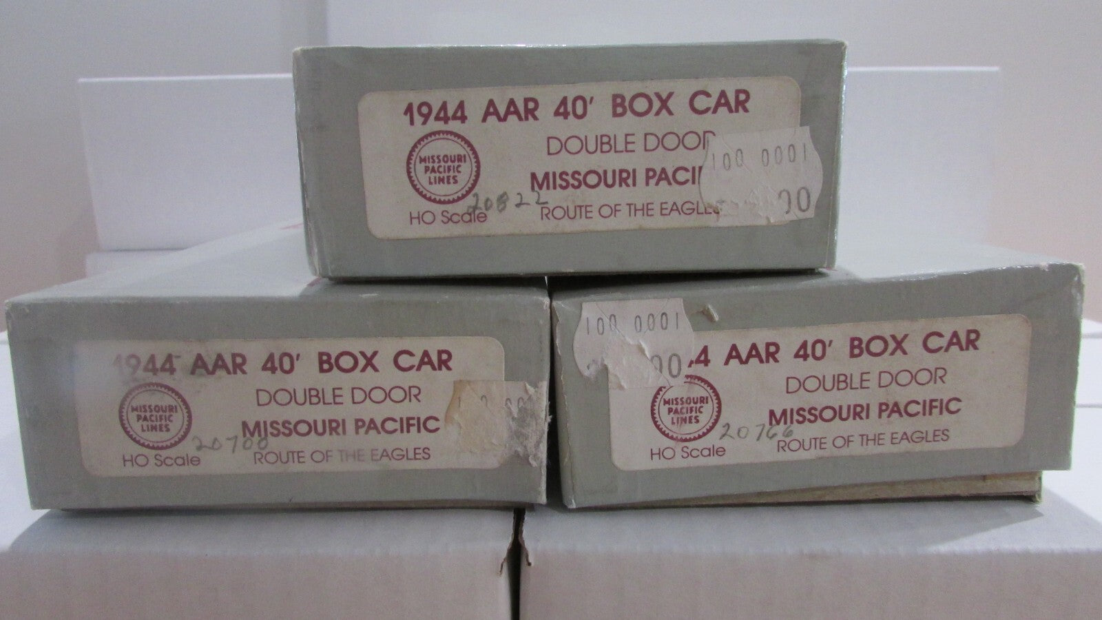 HO Scale (3)C&BT Shops Assorted Freight Cars "Missouri Pacific" LOT#0232