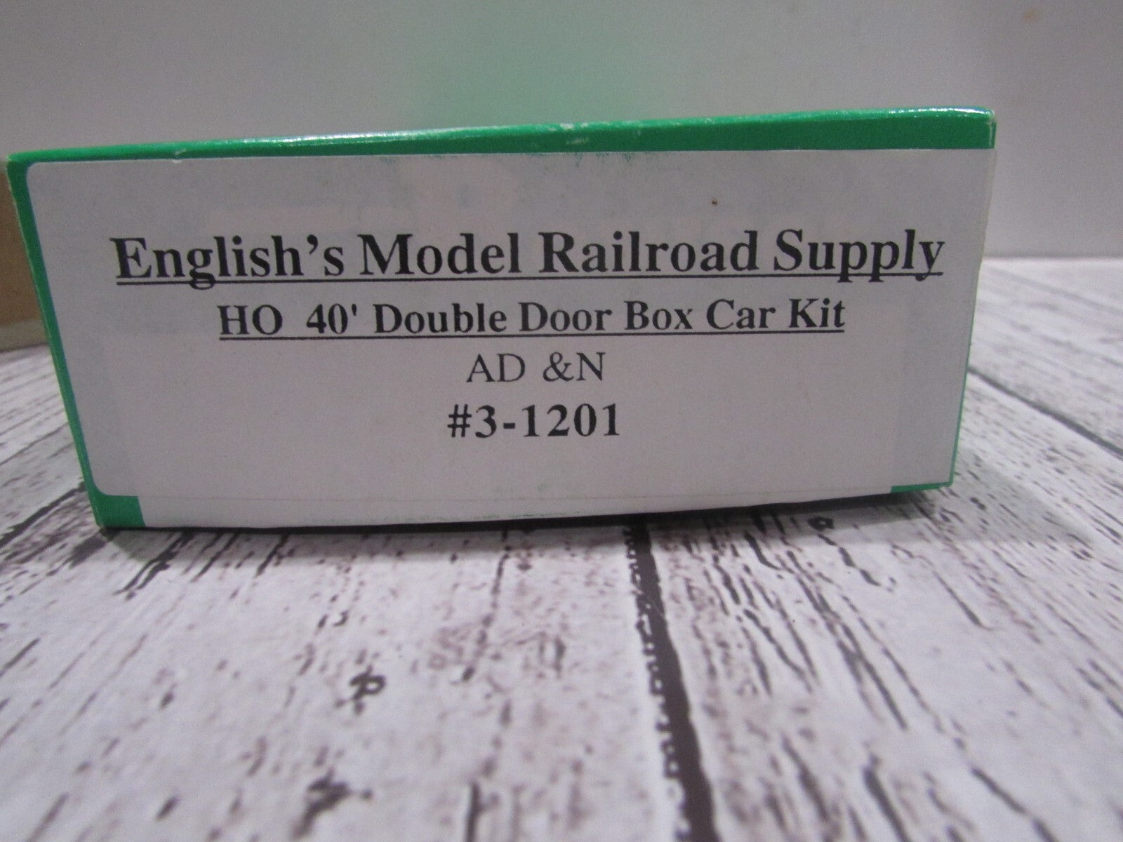 Ho Scale Bowser 3-1201 40' Double Door Box Car Kit AD & N #1722